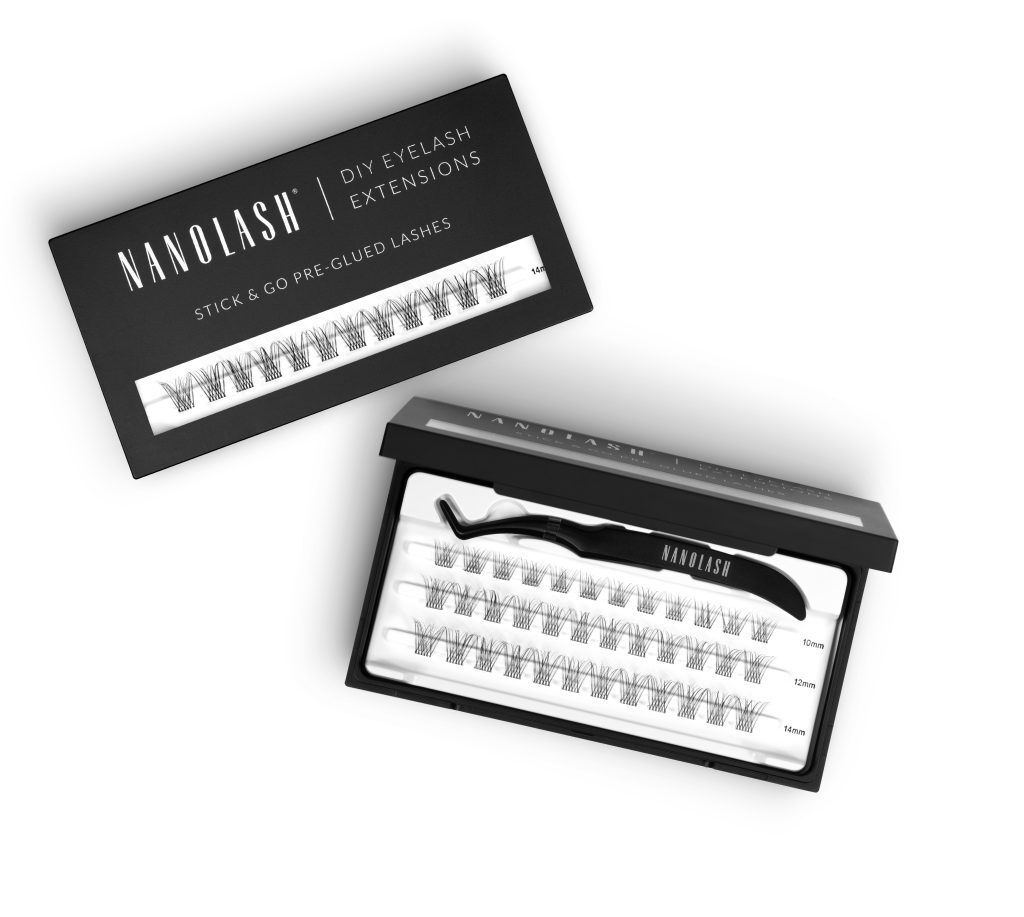 nanolash pre glued lashes clusters