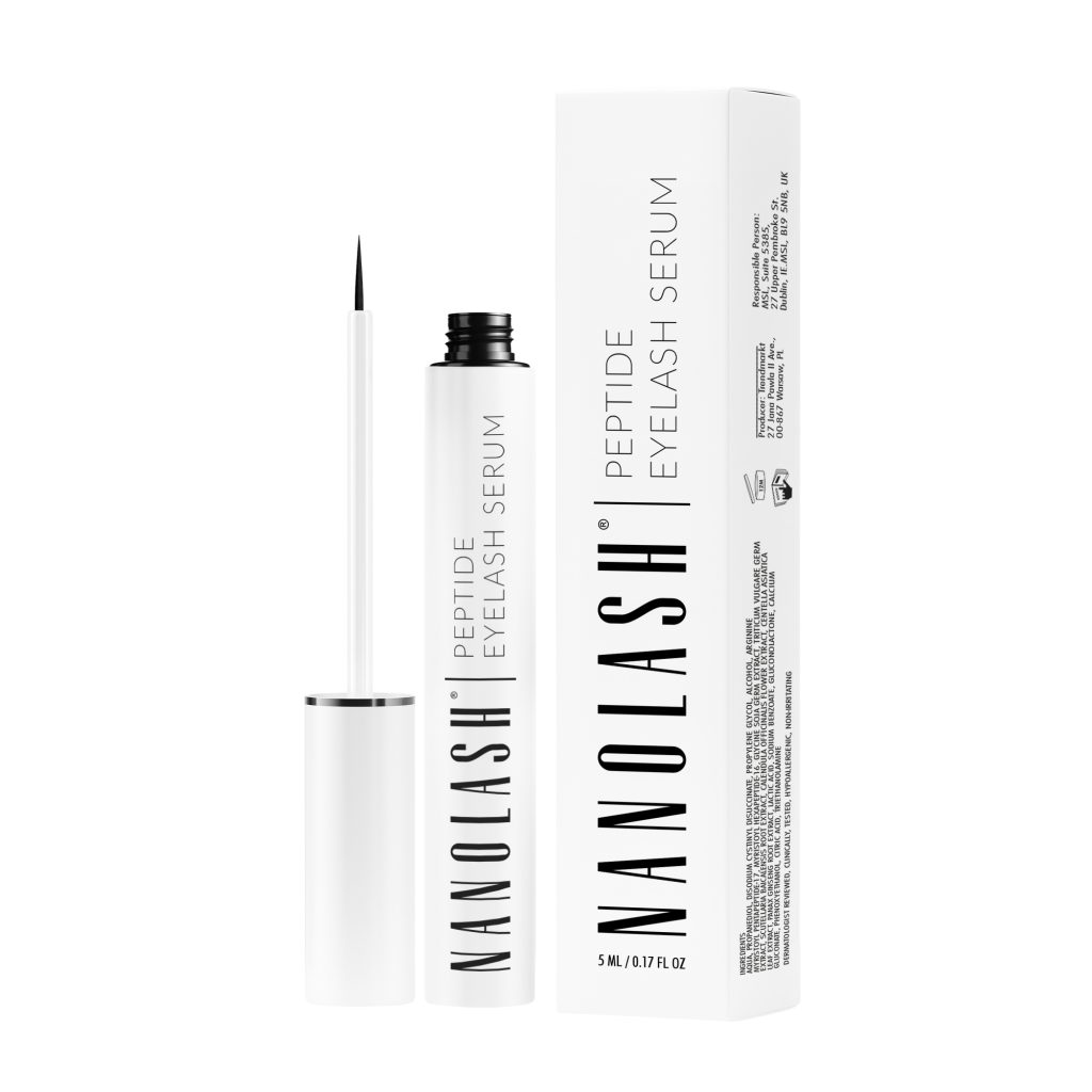 eyelash serum to grow lashes with peptides nanolash